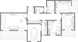 Апартаменты Apartment Vrutak Котор Апартаменты с 3 спальнями-43